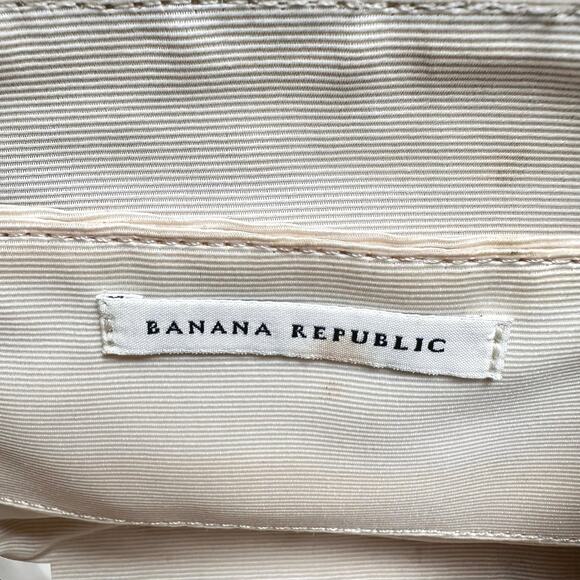 Banana Republic | Women | Vintage Cream Cow Leather Snake Textured Mini Handbag - Picture 9 of 16